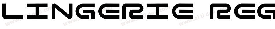 Lingerie Regular Whi字体转换